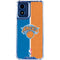NBA New York Knicks Canvas Moto G 5G (2024) Clear Case